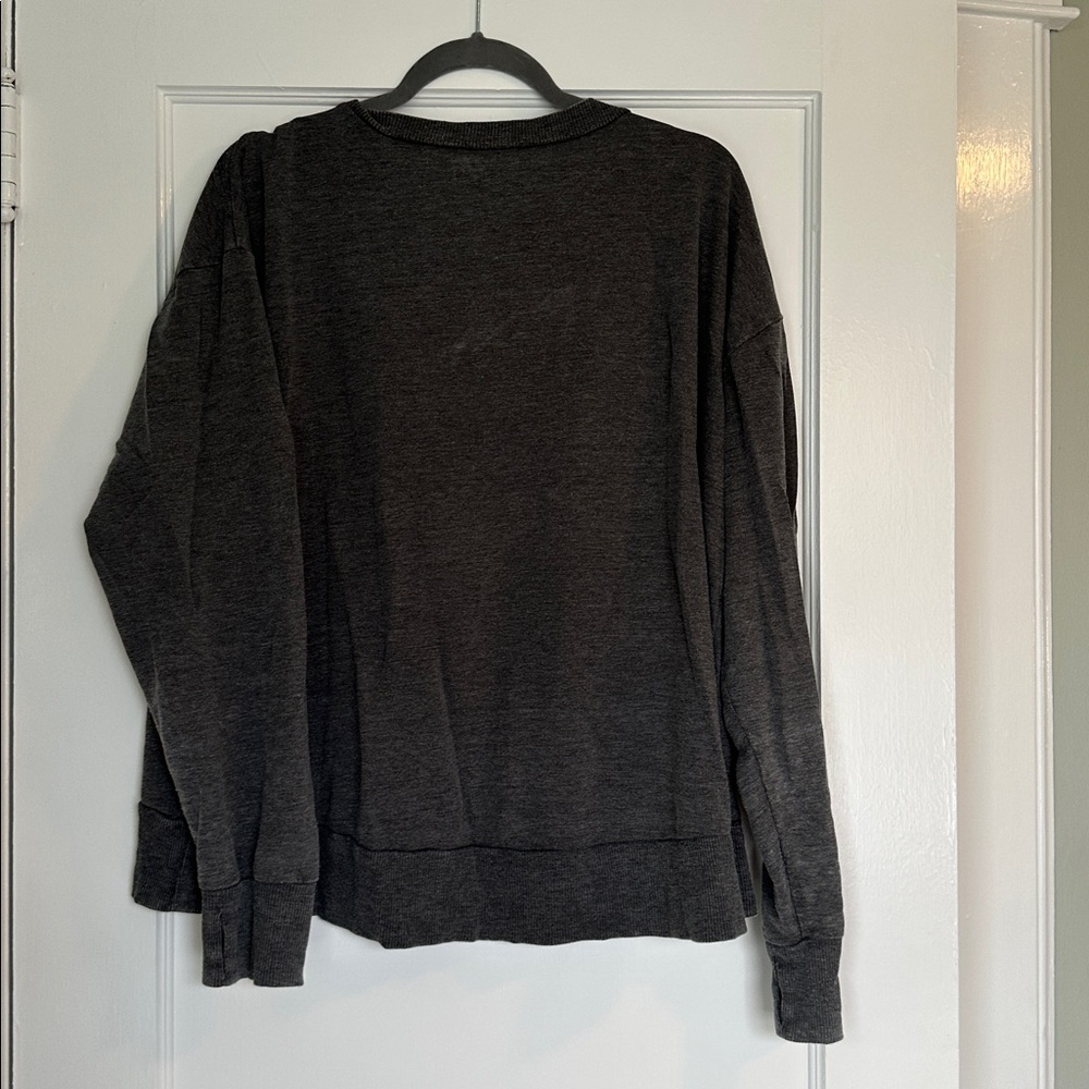 Women's Dark Gray Lounge Pajama Set - Picture 4 of 6